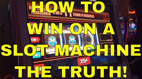  how to win at the casino machines